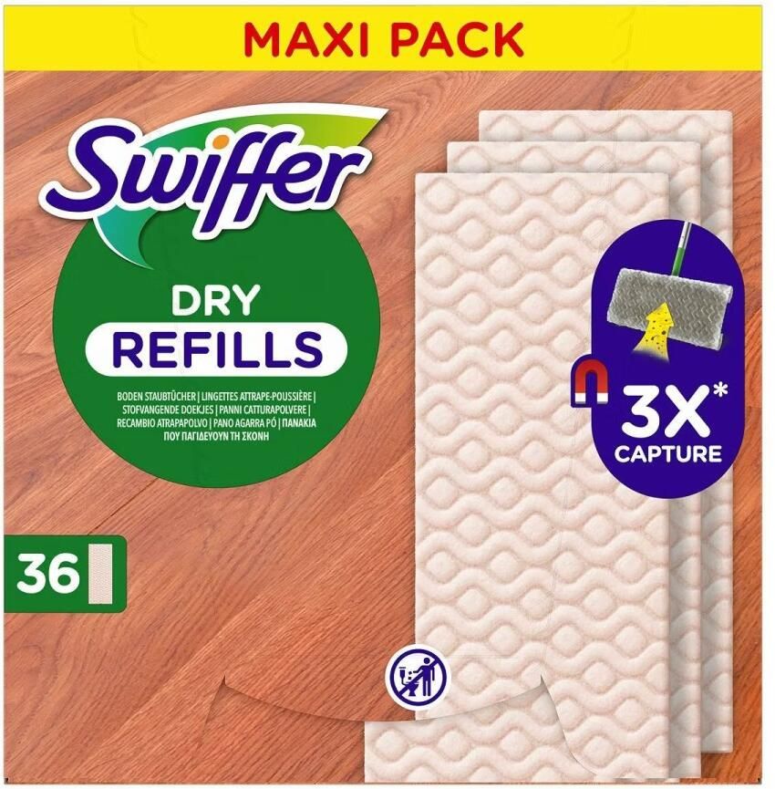 Swiffer Dry Vloerreiniger Hout Stofdoeken 36 Stuks