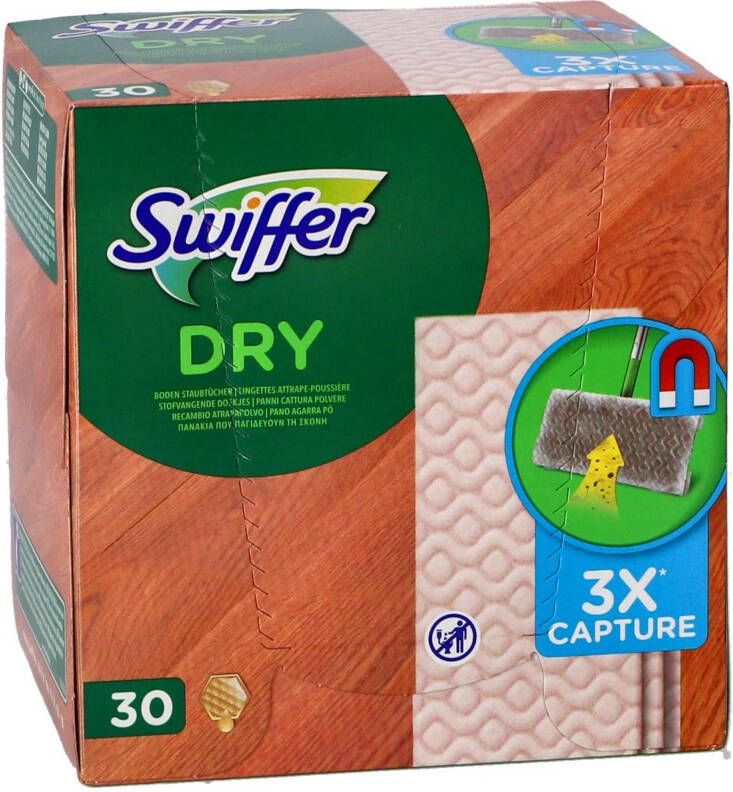 Swiffer vloer stof-wis systeem 30 stuks