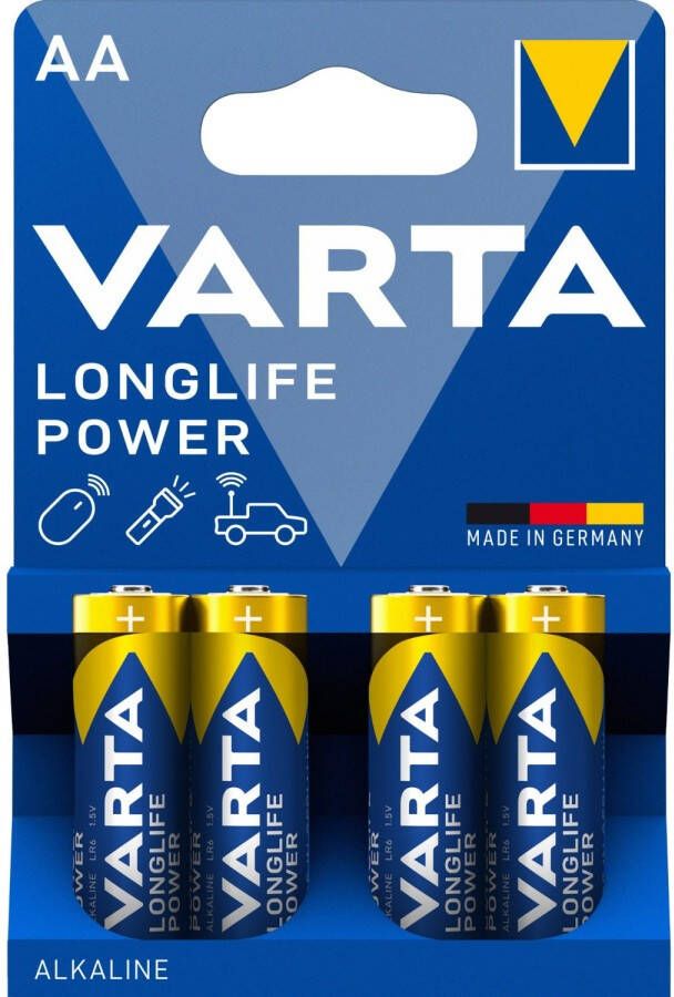 Varta Batterij AA 4x Alkaline Longlife Power