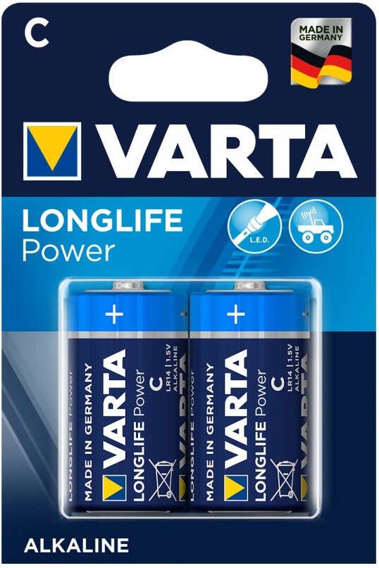 Varta Batterij c 2x alkaline longlife power