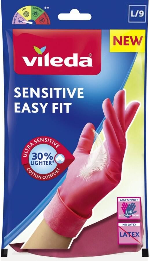 Vileda Handschoenen Sensitive Easy Fit Large