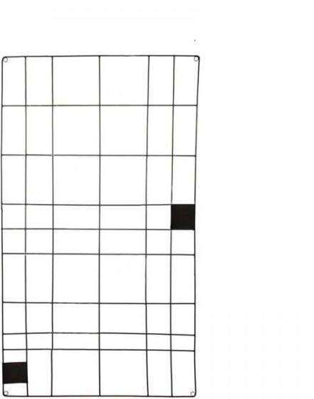 Vtwonen memo board wire black 60x105cm