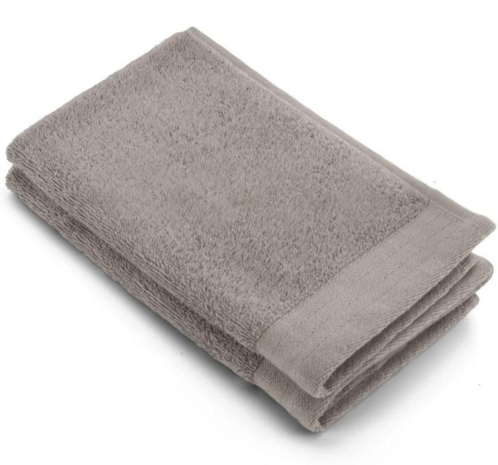 Walra Gastendoek Soft Cotton 2x 30x50 100% Katoen Taupe