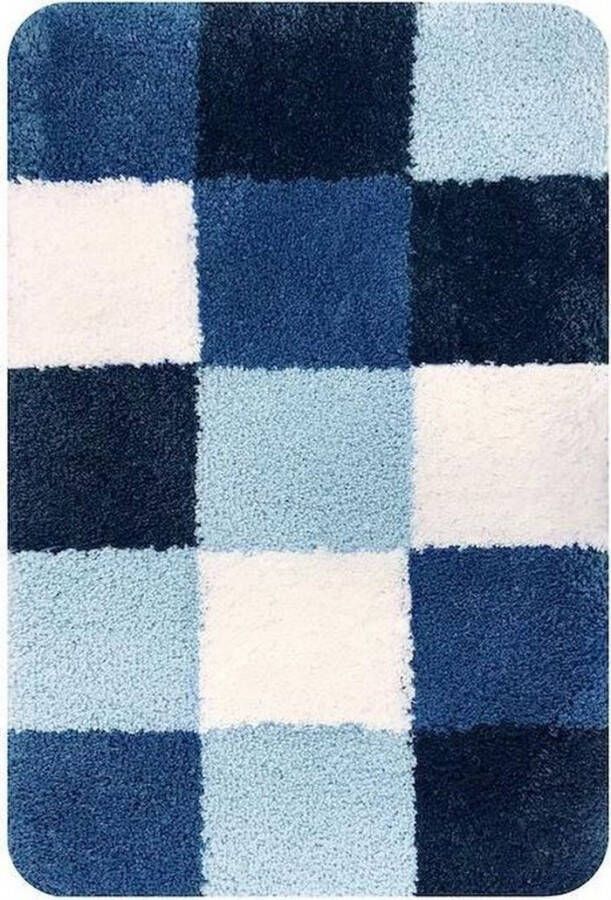 Dutch House Badmat Brest 60x90 cm Blauw