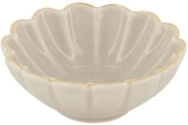 Zusss Dipschaal Schulprand Beige Goud