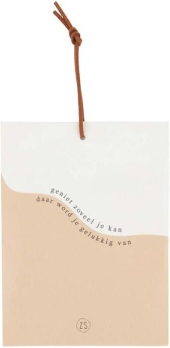 Zusss Geurzakje Bamboe Geniet Zand Kaki