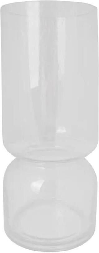 Zusss glazen vaas met bubbeltjes L