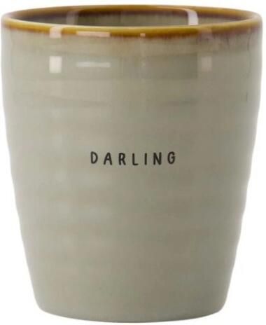 Zusss Koffiemok Darling Grijsblauw