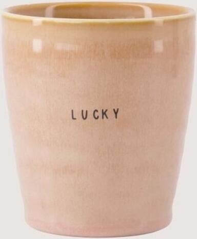 Zusss Koffiemok Lucky Roze