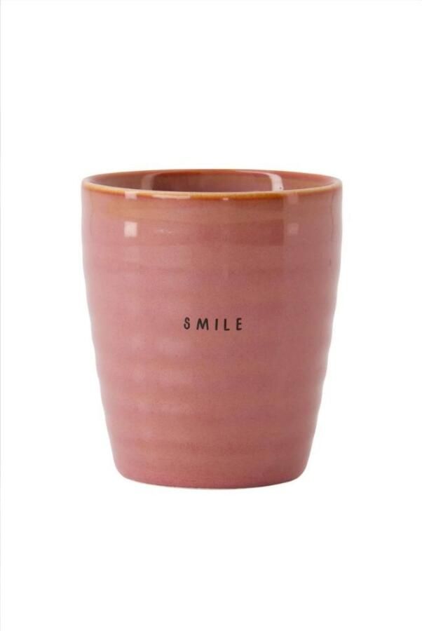 Zusss Koffiemok Smile Burgundy