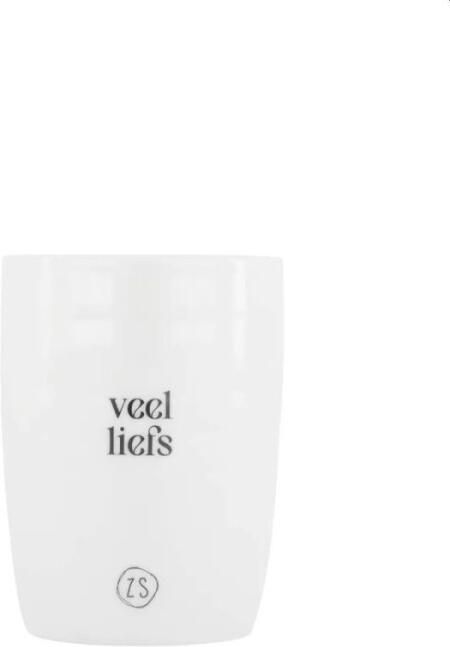 Zusss Koffiemok Veel Liefs Wit