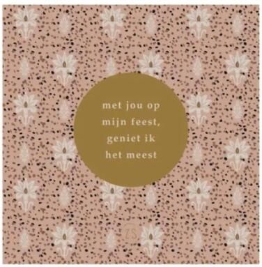 Zusss Limited servetten mijn feest 12.5cmx12.5cm