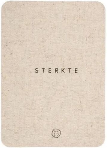 Zusss linnen kaart met envelop sterkte