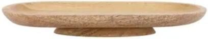Zusss Ovalen Stylingsbord Hout 30x15x4cm