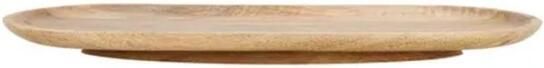 Zusss Ovalen Stylingsbord Hout 55x23x4cm
