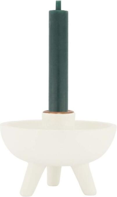 Zusss Polystone Kandelaar Pootjes White