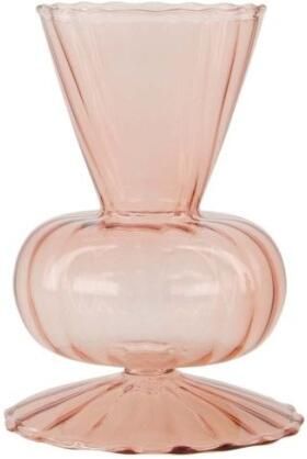 Zusss Vaasje Glas M Roze