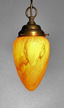 Allure Hanglamp glas Malaga 1 antiek messing