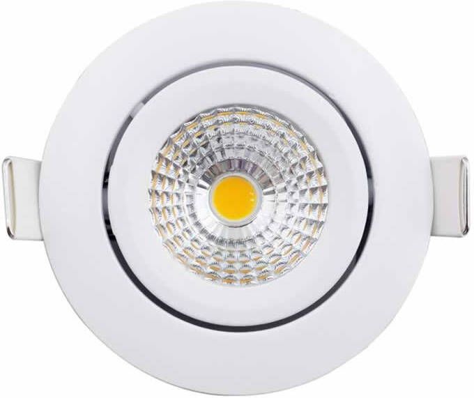 Allure LED inbouwspot zwart 1100 lumen 12W 2700K breedstralend 60° 26mm hoog diameter 104mm kantelbaar IP54