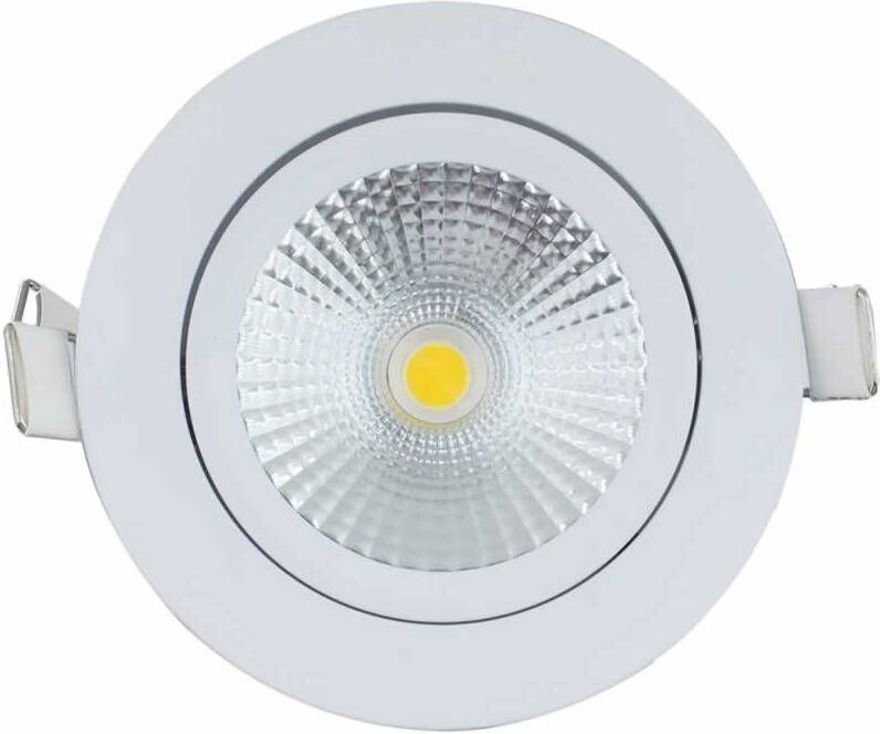 Allure LED inbouwspot wit 550 lumen 12W 2000K-3000K breedstralend 60° 26mm hoog diameter 104mm IP54