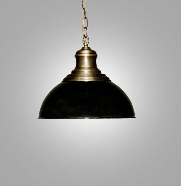 Allure Nostalgische hanglamp antiek brons groen 10036 40cm