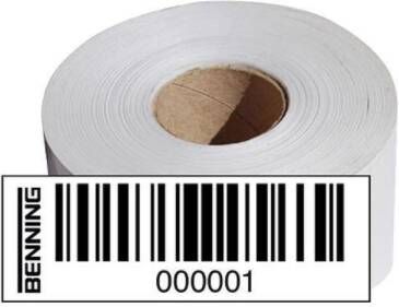 Benning Barcode labels (Nr. 1001 2000)