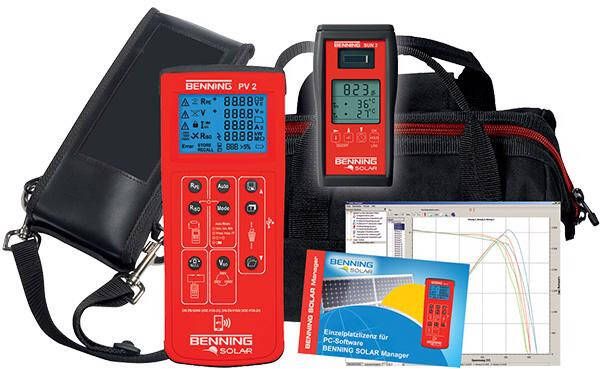 Benning Fotovoltaïsche Installatietester PV 2 set