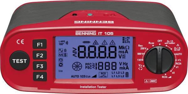 Benning IT 105 Installatietester de betaalbare installatietester