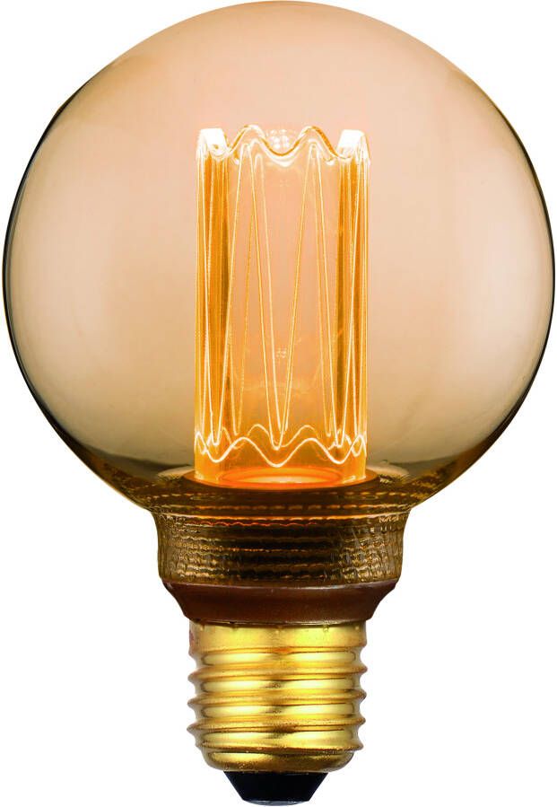 Freelight Golden juwel LED light round amber 5W lumen E27