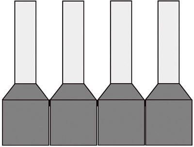 Klemko Geïsoleerde HaspelAdereindhulzen 0 75qmm gr penlengte = 8mm
