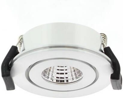 Klemko LED-inbouwspot alu Venice 3 3W COB LED in 3000K 863642