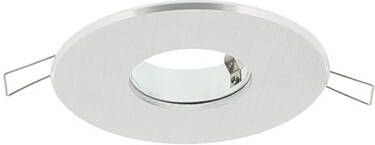 Klemko LED inbouwspot armatuur 1 voudig aluminium warm wit 100mm