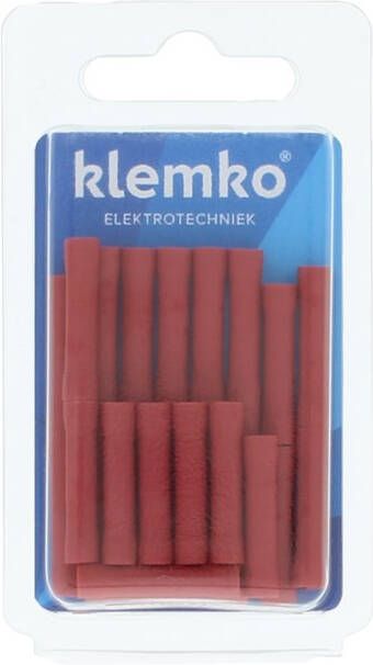 Klemko Stootverbinder rood voor draad 0 5-1 5mm geïsoleerd 25 stuks 170170