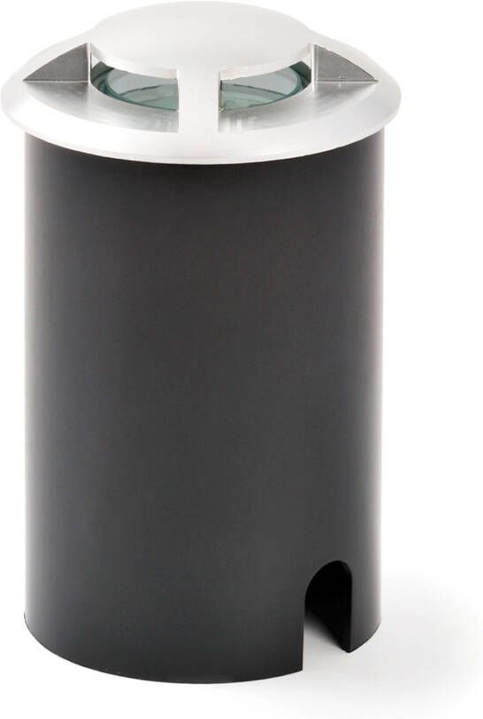 Konst Smide Konstsmide Grondinbouwspot LED 3x 1W covered 230V 3000K zilver - Foto 2