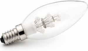 Konstsmide LED kaars decoratief E14 0 9W warm wit 2100K