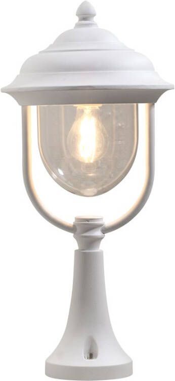 Konstsmide Sokkellamp Parma Calestano wit buitenlamp klassiek 7224-250 - Foto 3