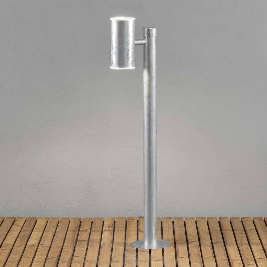 Konstsmide Staande buitenlamp 2 x 8W 700 lumen dimbaar Ull gegalvaniseerd LED downspot 591-320