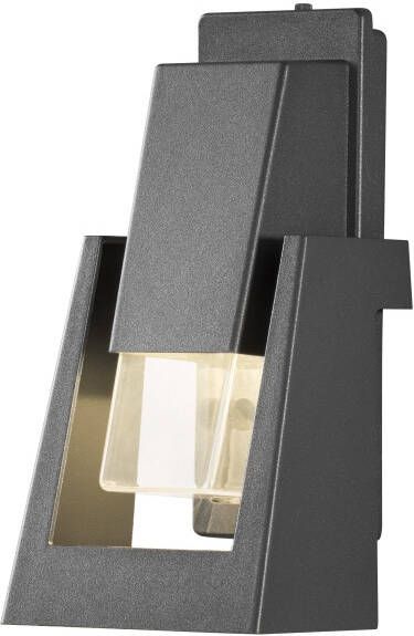 Konstsmide Wandlamp Potenza 7982-370 antraciet 230V downspot 27cm 1x 4W