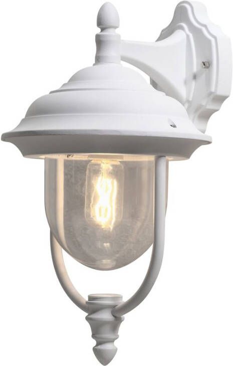 Konstsmide Buiten wandlamp Parma neerwaarts wit 46 cm