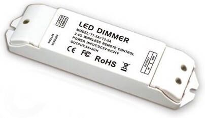 LTECH LED Dimmer Receiver RF 2.4Ghz 3X6A T3-CV