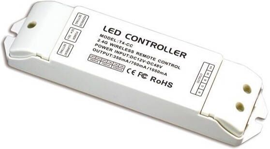 LTECH LED Receiver RF 2.4 Ghz 4xCC T4-CC
