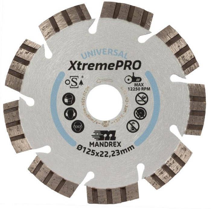 Mandrex Diamantzaagblad 230mm XtremePro Universeel