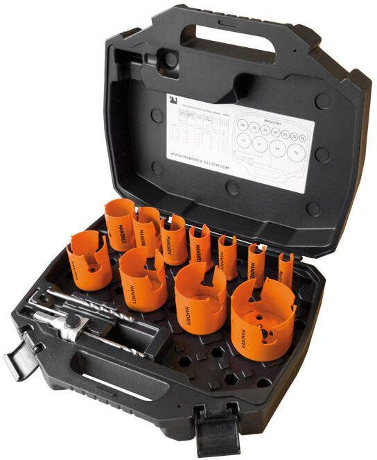 Mandrex Industrie set TCT 19mm tot 76mm zesk. 11 15-delig
