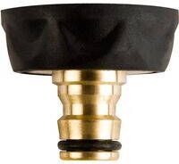 Polet Kraanstuk Brass 1" Soft Touch Blister