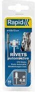 Rapid Automotive Blindklinknagels Ø 4.8x12mm Aluminium + boor in blister (50 stuks)