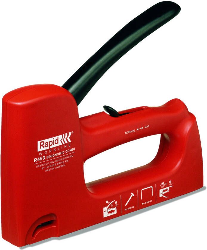 Rapid Ergonomische Combi-Handtacker Kunststof R453 - Foto 2