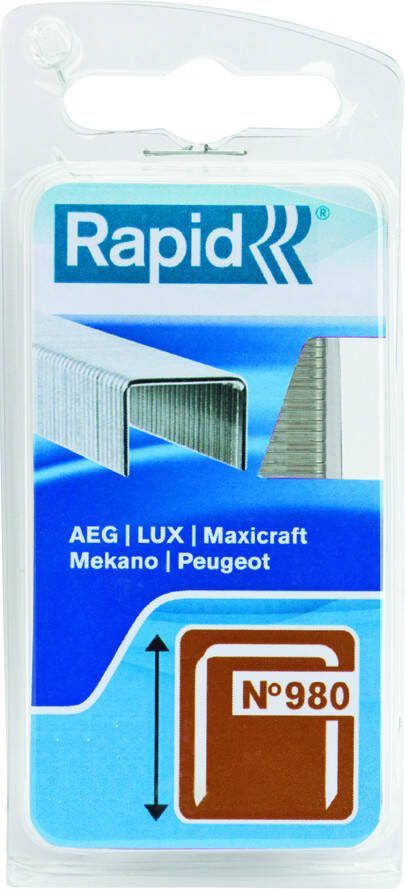 Rapid Nieten Type 980 Gegalvaniseerd Blister 650st Lengte 12mm