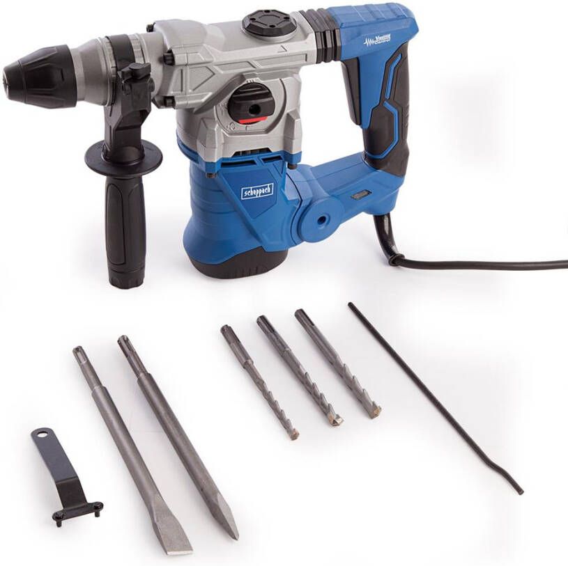 Scheppach Boorhamer DH1300 Plus geschikt voor het verwijderen van tegels en stucwerk en grote gaten - Foto 2