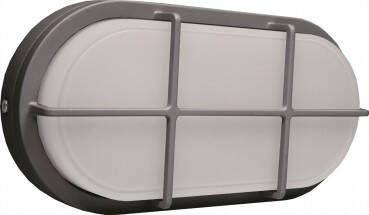 Schwabe Led Bulkhead 20W 4000K 1680 lumen ovaal zwart 250x125x52mm