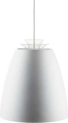 SG Lighting Bell Midi Wit Wit E27 LED 10W 2700K 590 lumen dimbaar kabel 3 meter 261 hoog 230mm Ø SG